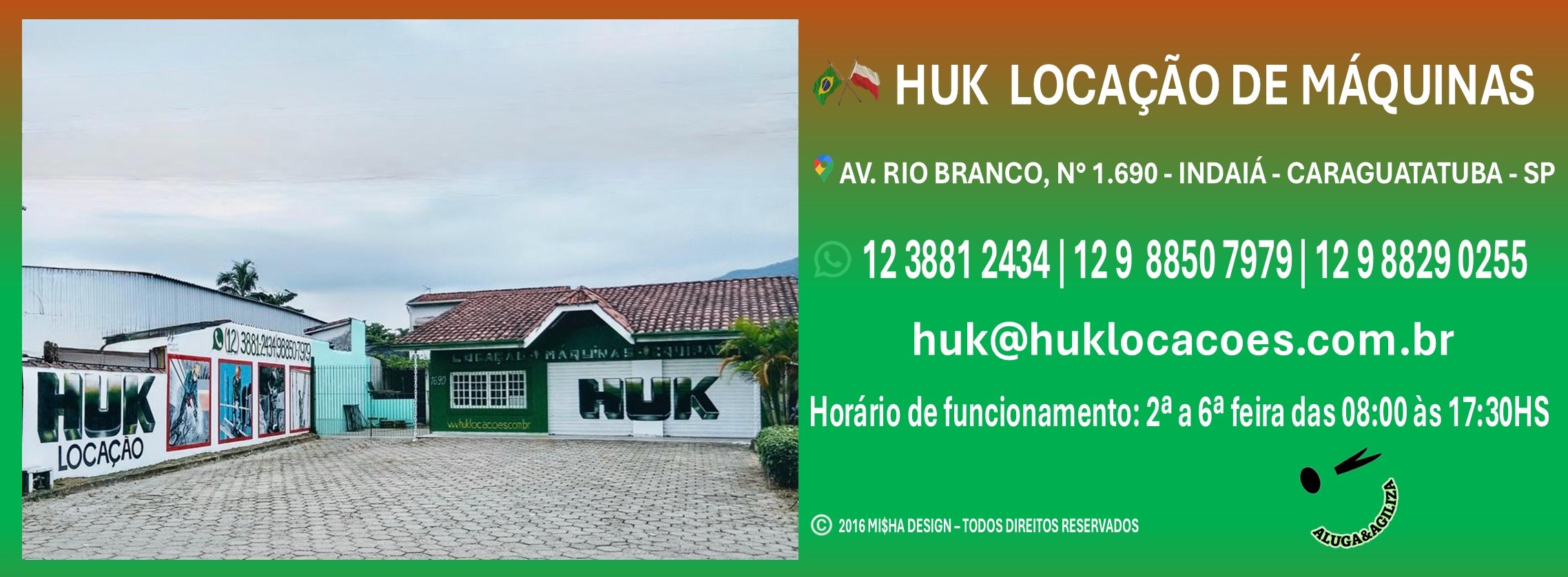 FUNCIONAMENTO HUK LOCAÇÃO